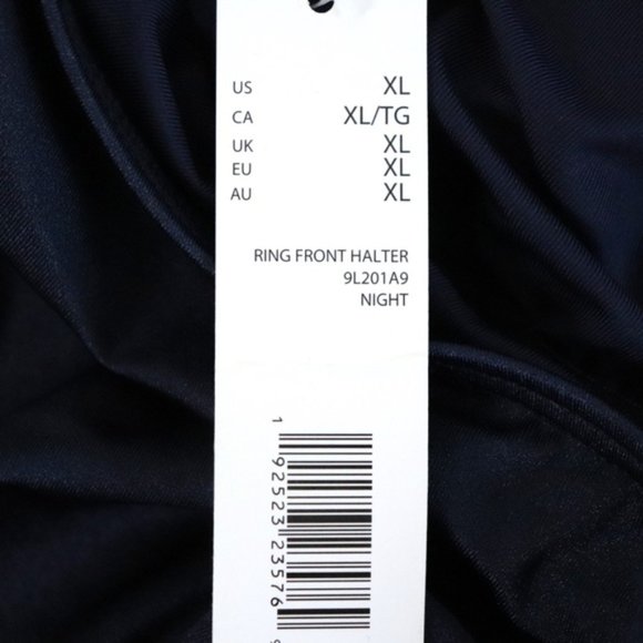 Tahari | Ring Front Halter Solid Tankini Swim Top - Picture 10 of 11